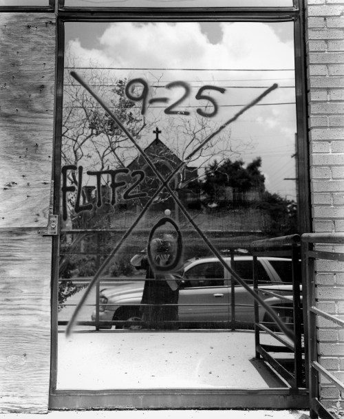 Katrina damaged library, New Orleans, LA