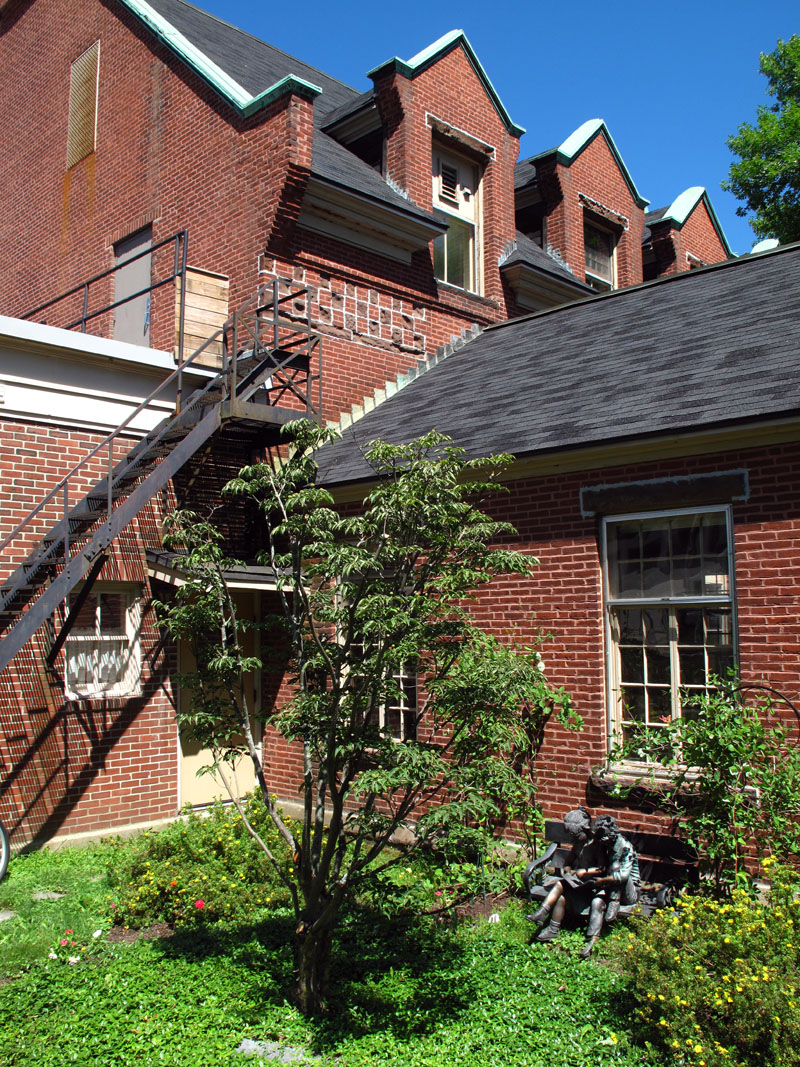 Children's Garden and library, Gardiner, ME