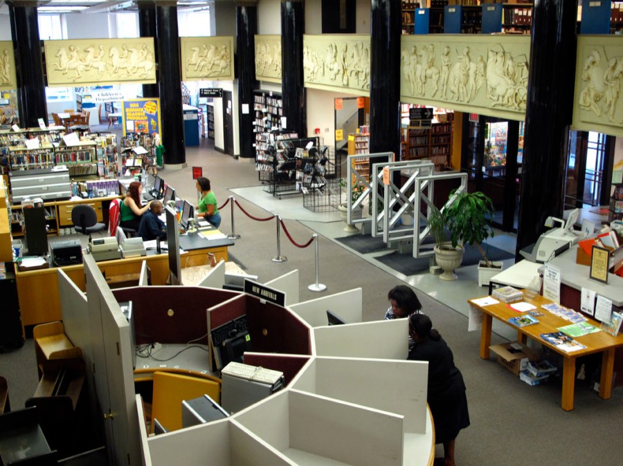 Lobby, Main Library, Wilmington, DE