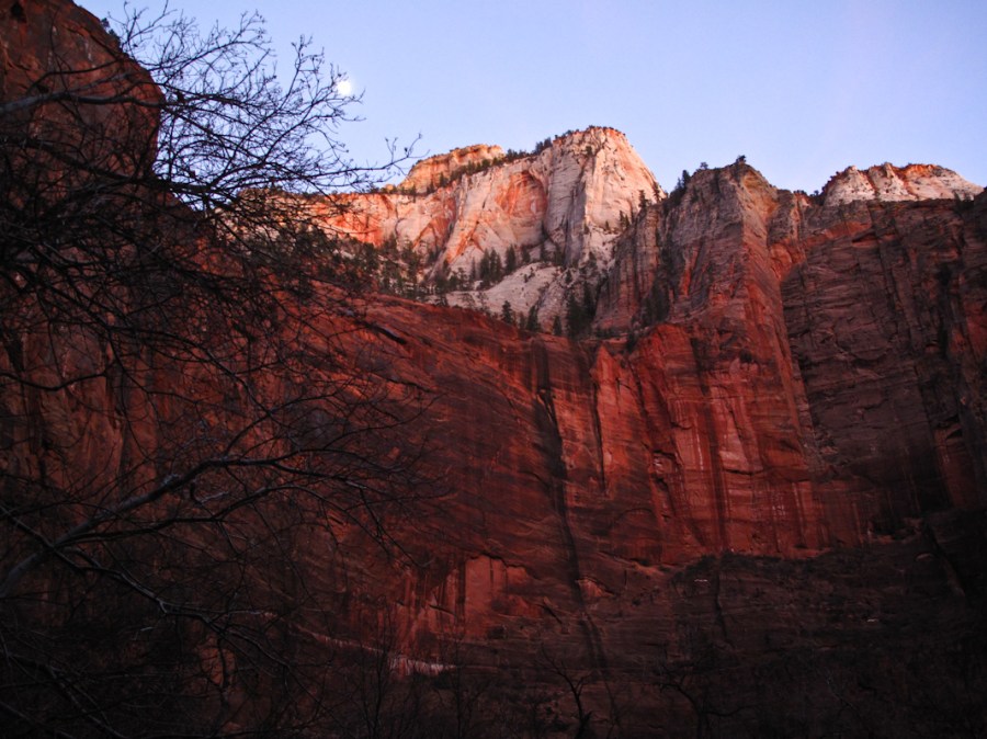 Last light, Zion National Park, UT