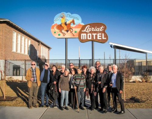 Lariat Motel sign, Fallon, NV