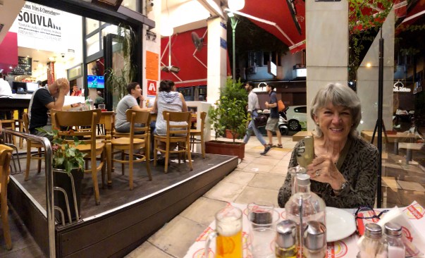 1st night dinner, Athens