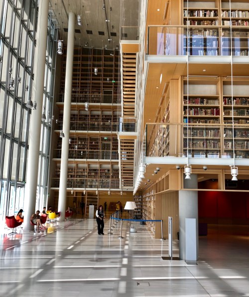 Book Castle and hallway, National Library of Greece