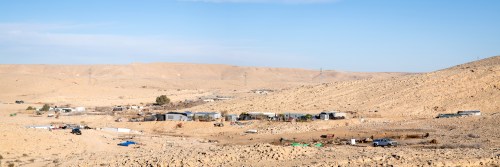 Bedouin community (and camels), Negev Desert